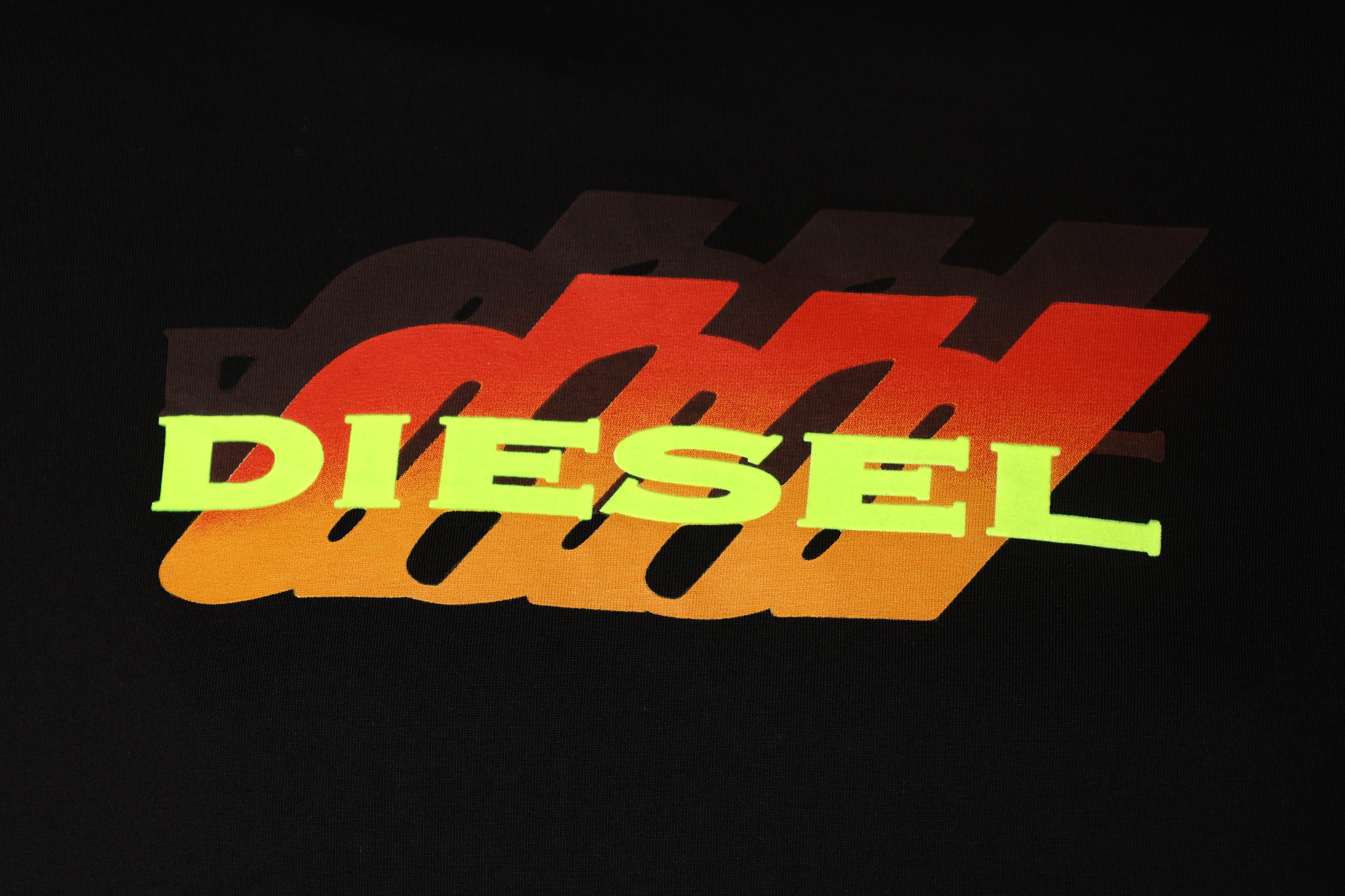 Diesel T-Shirt T-Adjust Logo Black